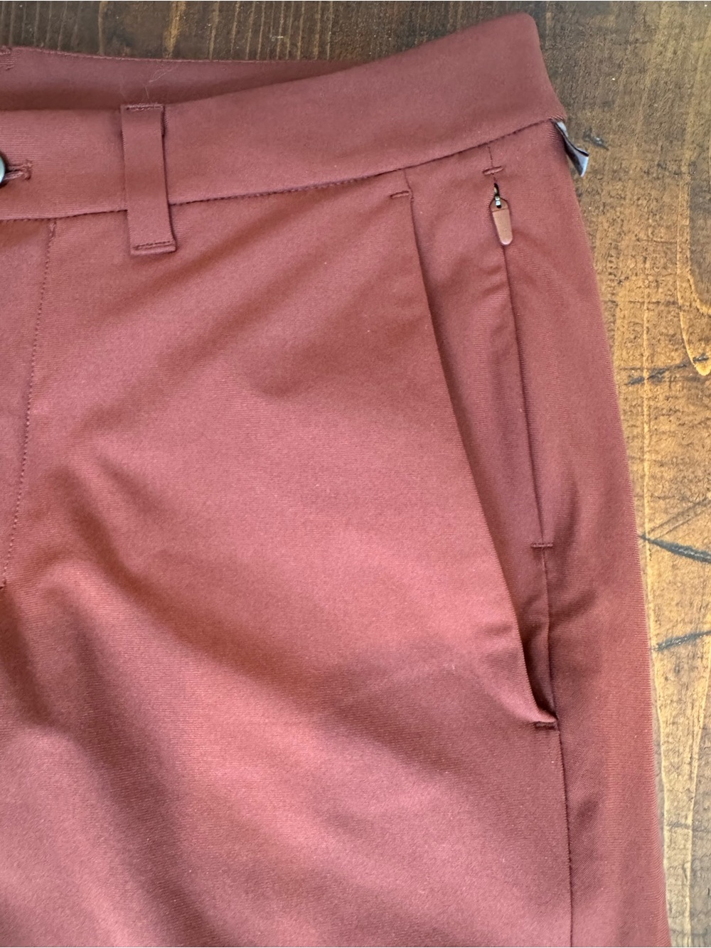 Lululemon Men's Commission Pant Classic -Dark Terra Cotta/Rust. Size 32 - Picture 5 of 14